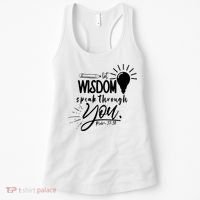 Let Wisdom Speak Through You Psalm 37:30 Women's Tank Top thumb 0