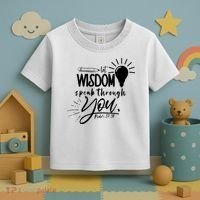 Let Wisdom Speak Through You Psalm 37:30 Toddler T-Shirt thumb 3
