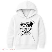 Let Wisdom Speak Through You Psalm 37:30 Kids Hoodie thumb 0