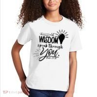 Let Wisdom Speak Through You Psalm 37:30 Kids T-Shirt thumb 2