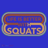 Life With Squats Gym Powerlifter Training Gift Hoodie thumb 7