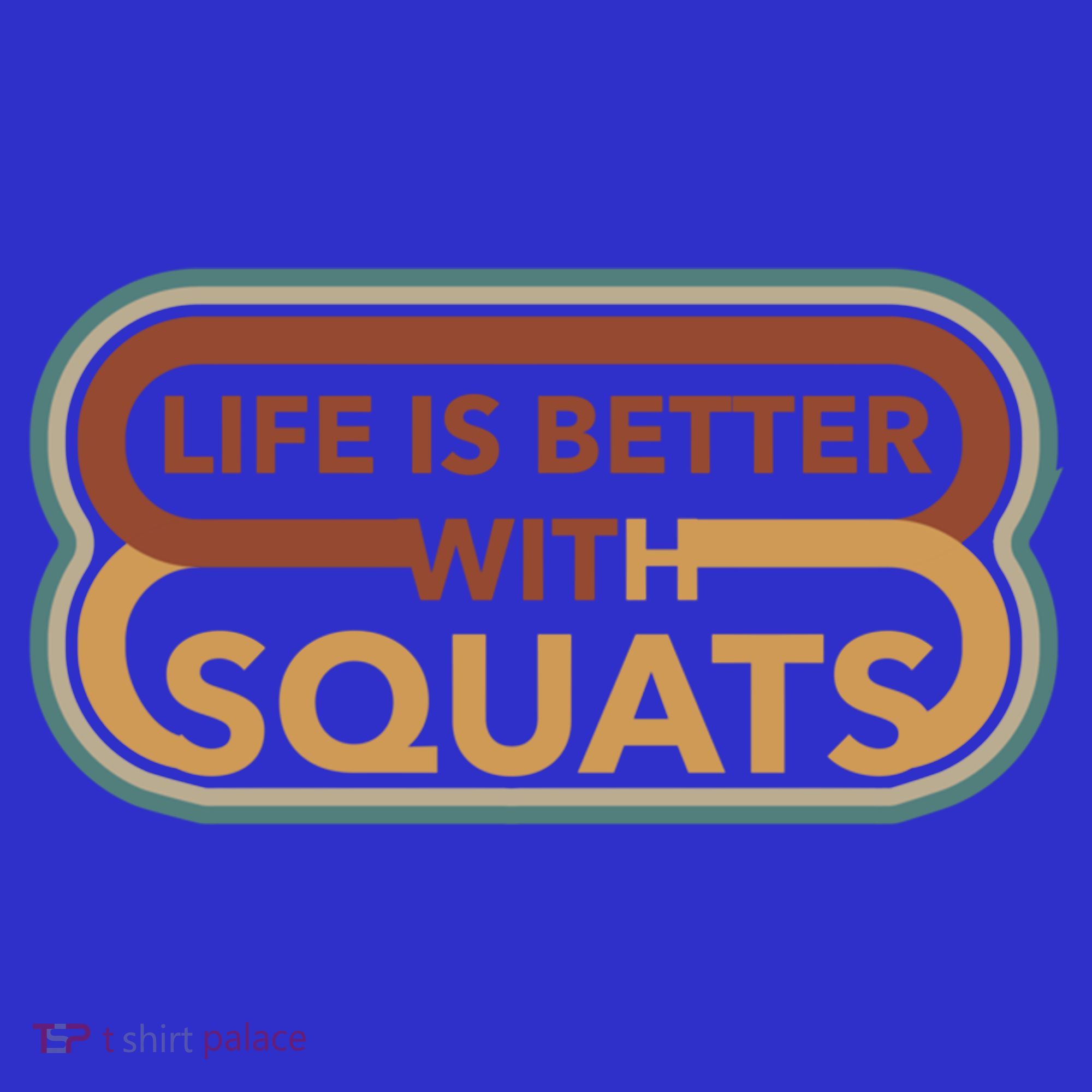 Life With Squats Gym Powerlifter Training Gift Sweatshirt