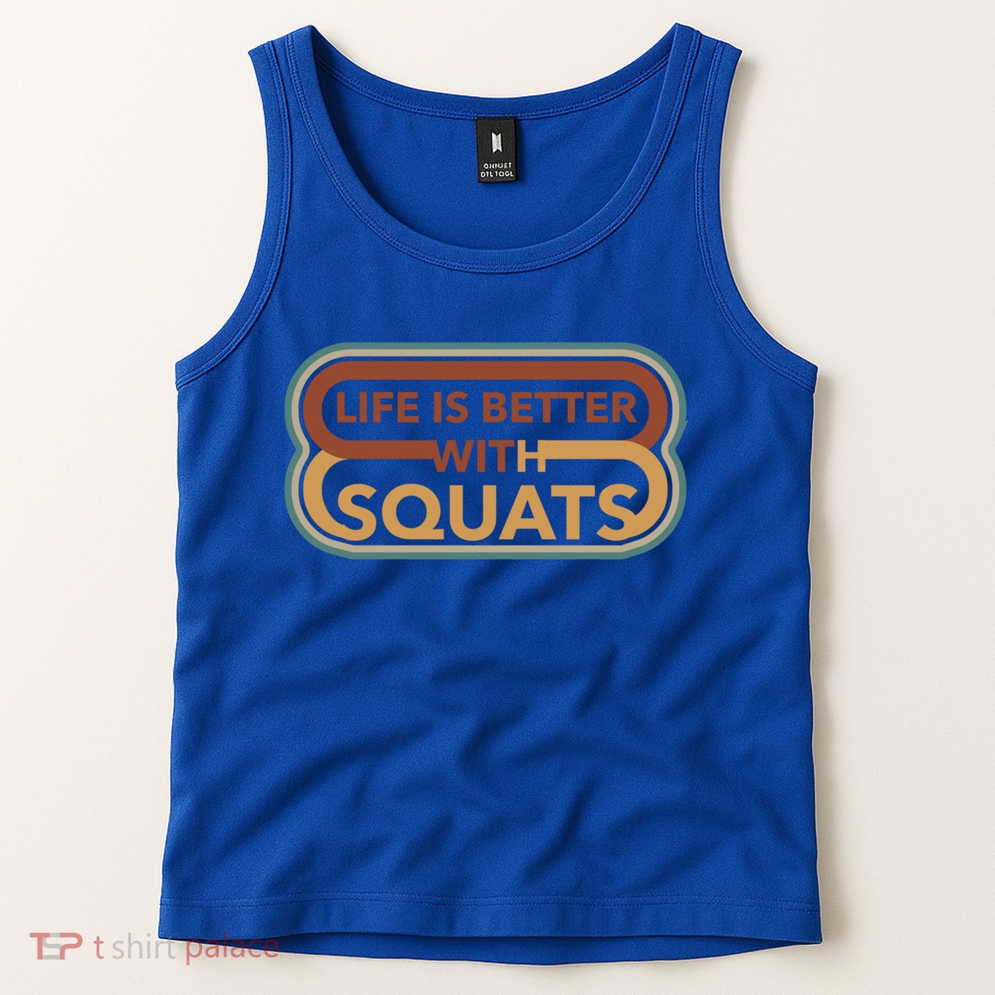 Life With Squats Gym Powerlifter Training Gift Tank Top