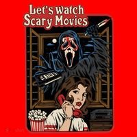 Lets Watch Scary Movie Halloween Ghostface Retro Santa Hat thumb 1