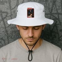 Lets Watch Scary Movie Halloween Ghostface Retro Bucket Hat thumb 2