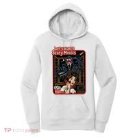Lets Watch Scary Movie Halloween Ghostface Retro Women's Hoodie thumb 0