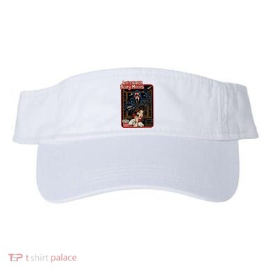 Lets Watch Scary Movie Halloween Ghostface Retro Visor