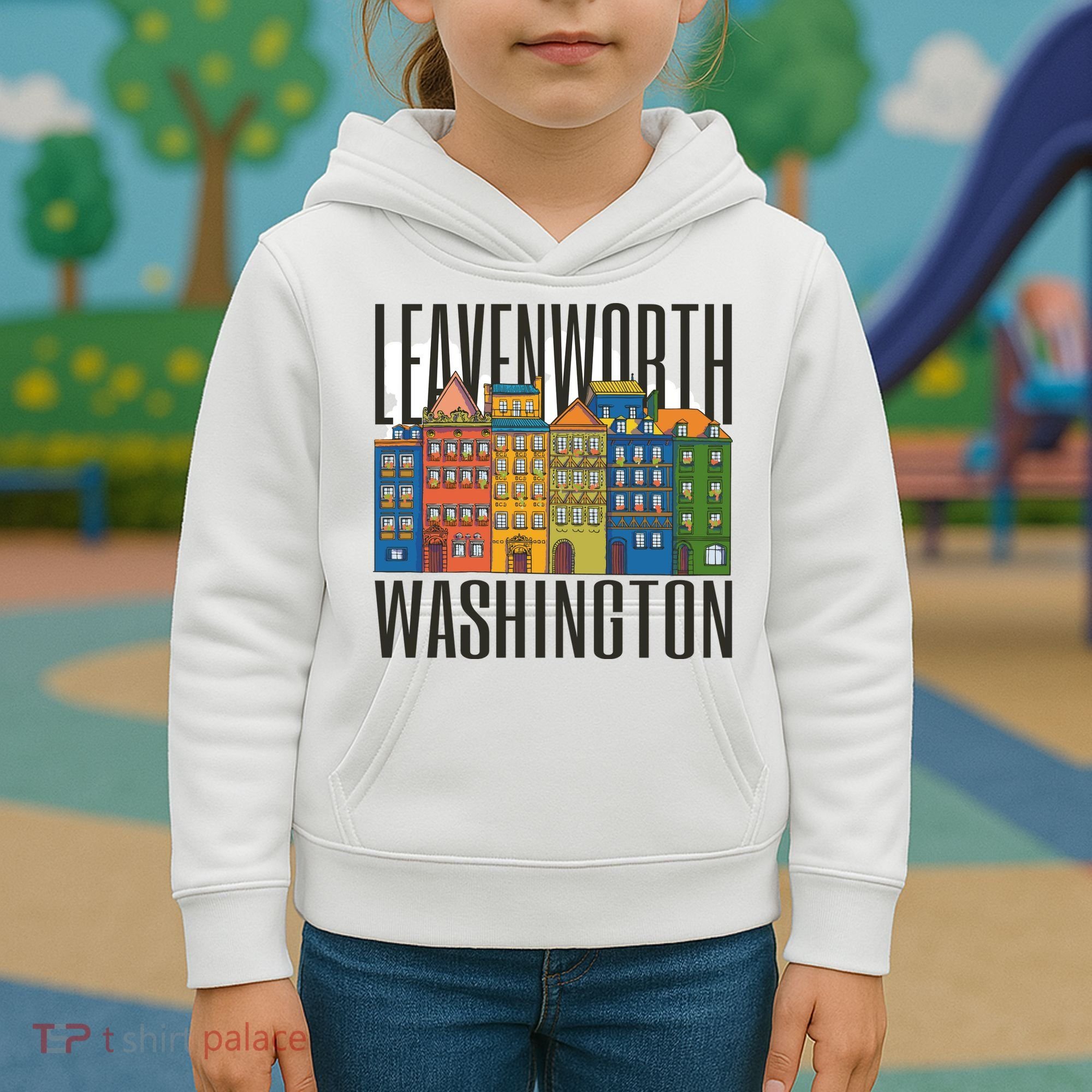 Leavenworth Washington State Kids Hoodie