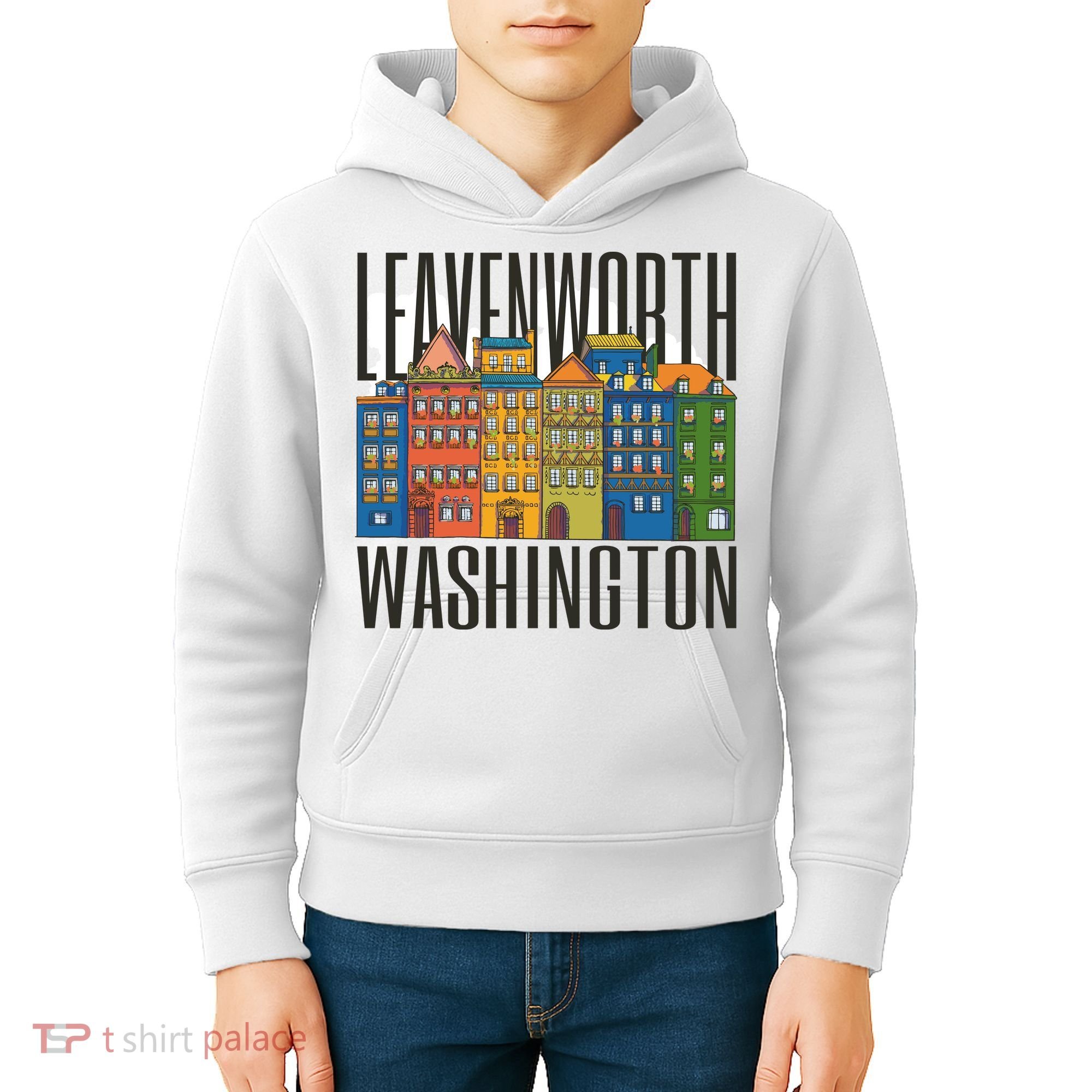 Leavenworth Washington State Kids Hoodie