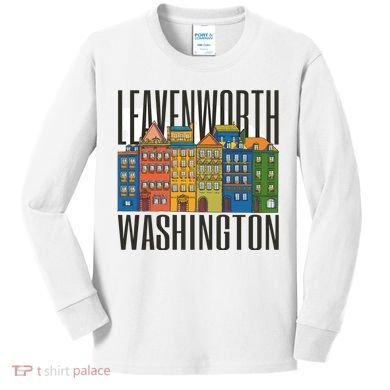 Leavenworth Washington State Kids Long Sleeve Shirt