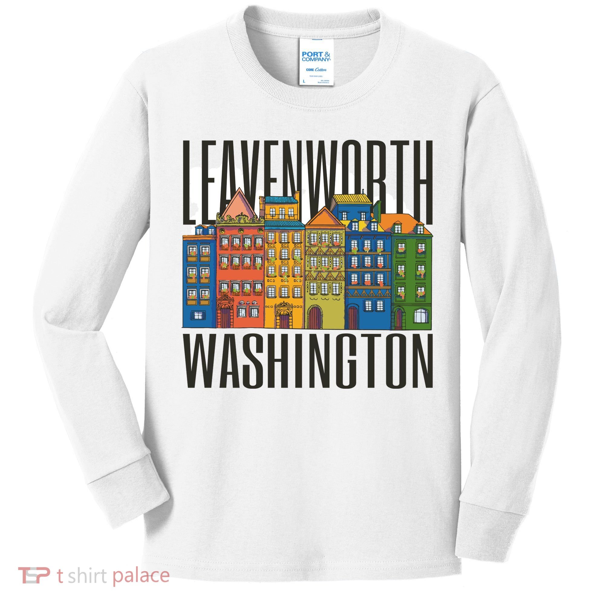 Leavenworth Washington State Kids Long Sleeve Shirt