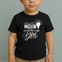 Let Wisdom Speak Through You Psalm 37:30 Bible Verse Toddler T-Shirt thumb 2