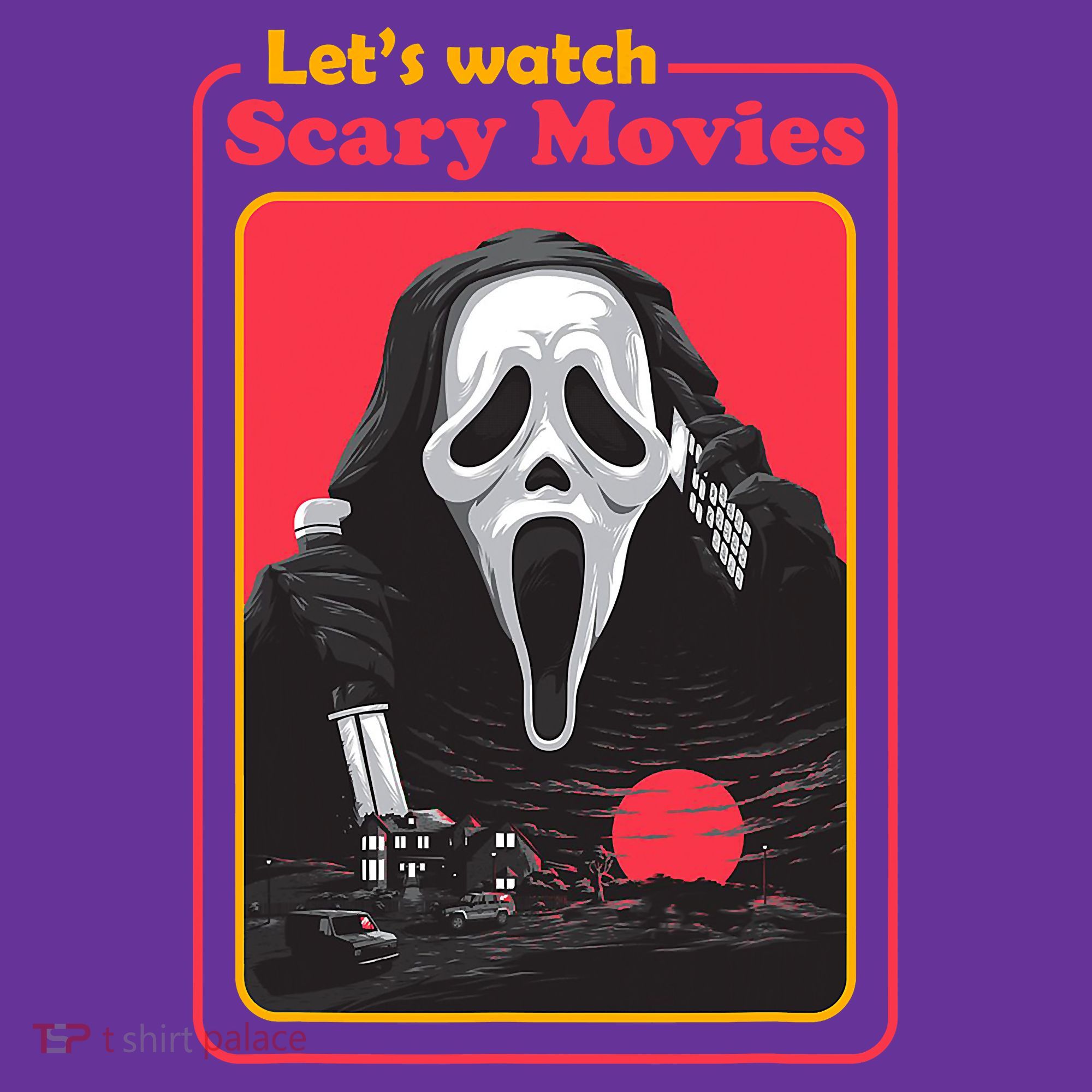 Let's Watch Scary Movies Horror Halloween Ghost Toddler Hoodie