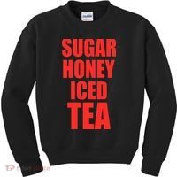 Latto’S Wearing Sugar Honey Iced Tea Kids Sweatshirt thumb 0