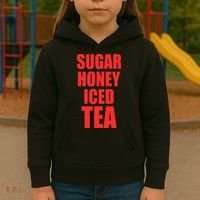 Latto’S Wearing Sugar Honey Iced Tea Kids Hoodie thumb 3