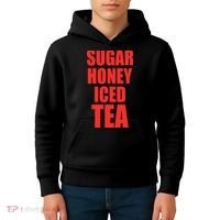 Latto’S Wearing Sugar Honey Iced Tea Kids Hoodie thumb 4