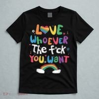 Love Whoever The F You Want Lgbtq Rainbow T-Shirt thumb 5