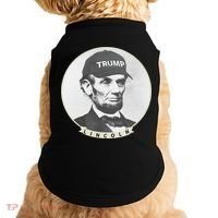 Lincoln Wearing Trump Hat Funny Abe Merica Abraham Doggie Tank thumb 0