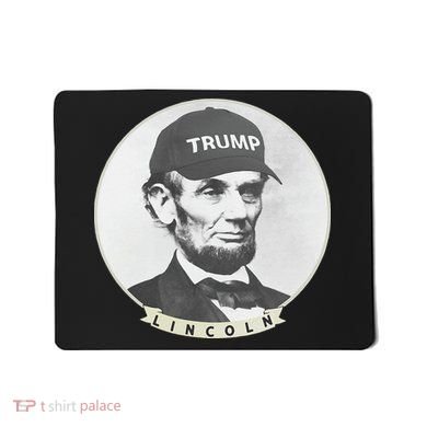 Lincoln Wearing Trump Hat Funny Abe Merica Abraham Mousepad
