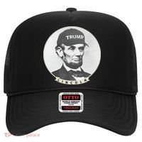 Lincoln Wearing Trump Hat Funny Abe Merica Abraham Hat thumb 0