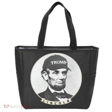 Lincoln Wearing Trump Hat Funny Abe Merica Abraham Tote Bag