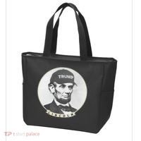 Lincoln Wearing Trump Hat Funny Abe Merica Abraham Tote Bag thumb 3