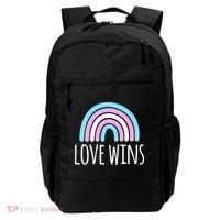 Love Wins Transgender Rainbow Pride Month Backpack thumb 0