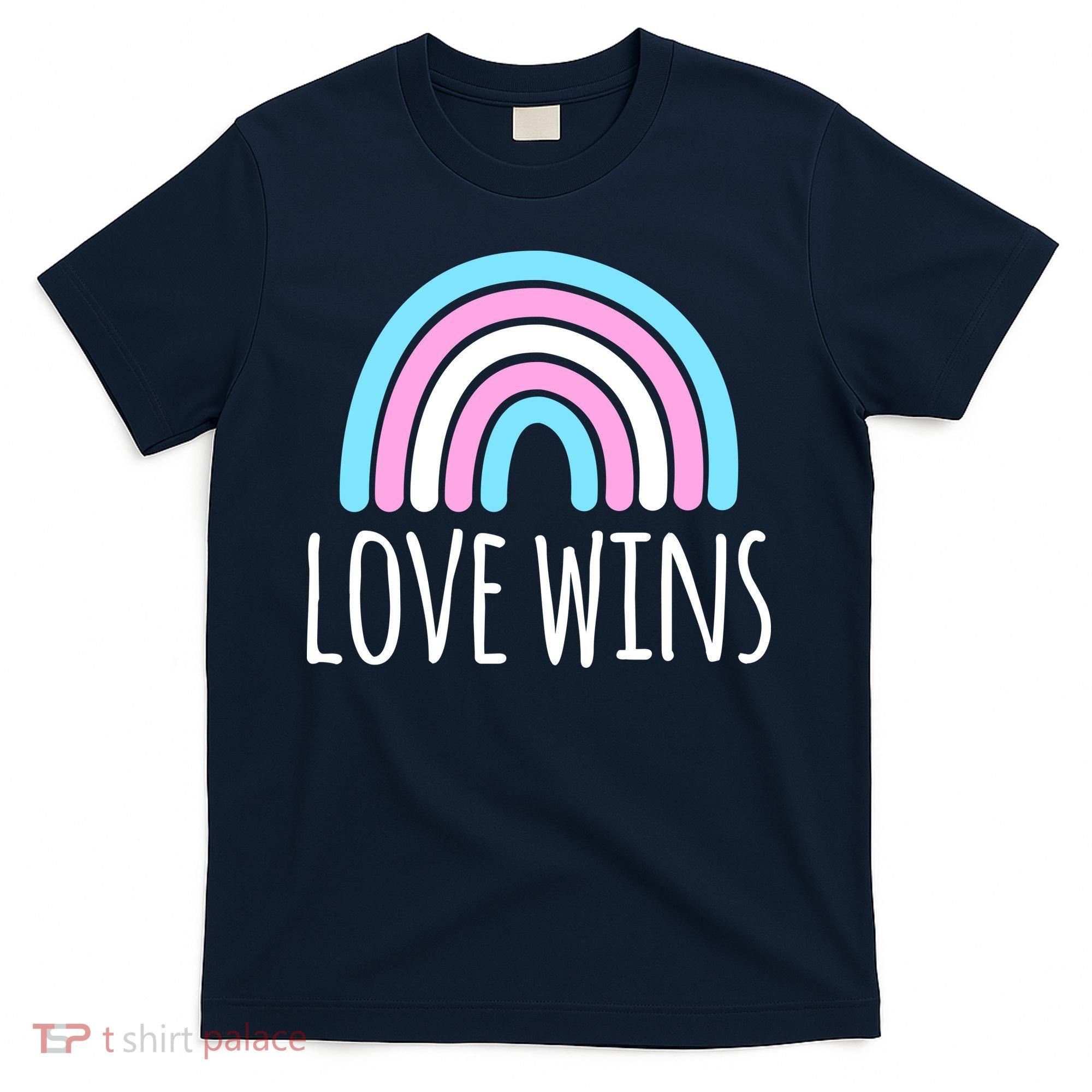 Love Wins Transgender Rainbow Pride Month T-Shirt