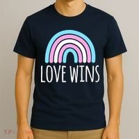 Love Wins Transgender Rainbow Pride Month T-Shirt thumb 3