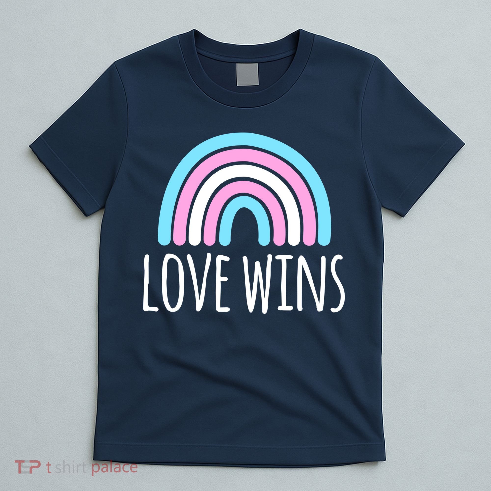 Love Wins Transgender Rainbow Pride Month T-Shirt