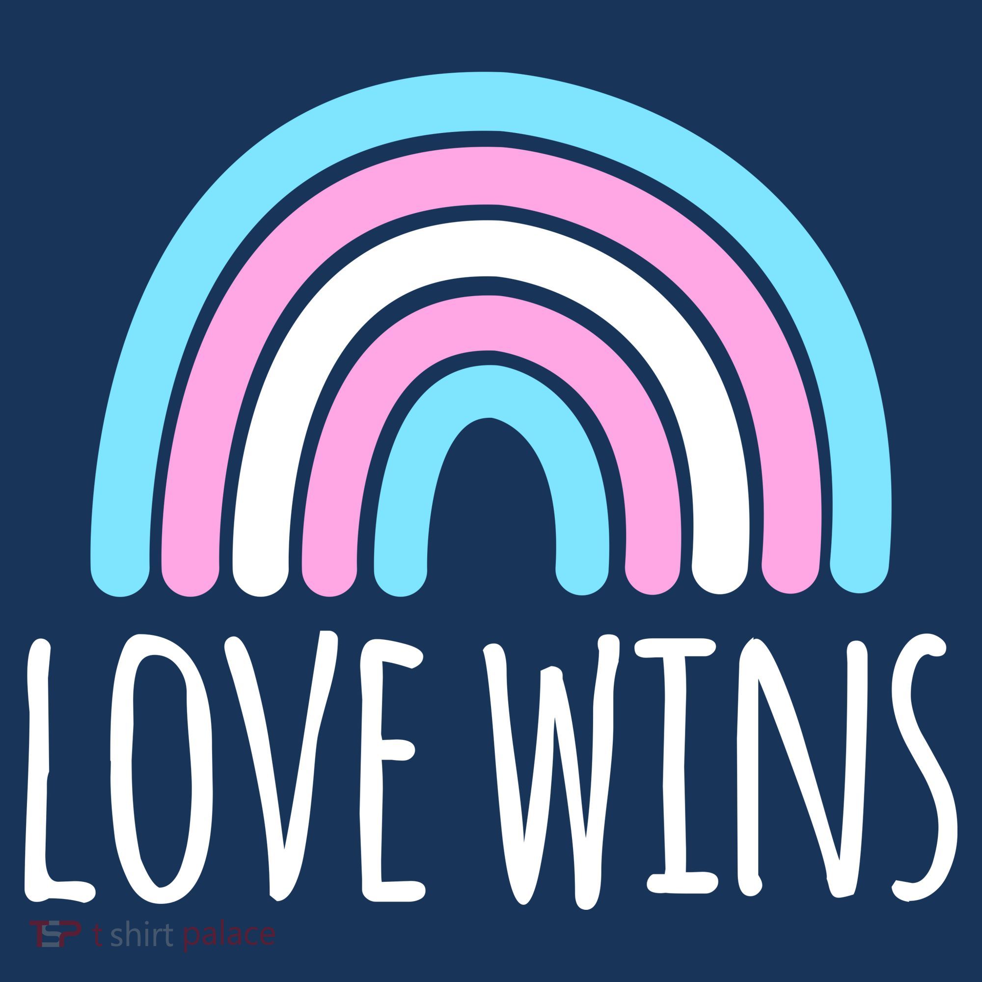 Love Wins Transgender Rainbow Pride Month Coaster