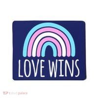 Love Wins Transgender Rainbow Pride Month Mousepad thumb 0