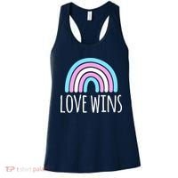 Love Wins Transgender Rainbow Pride Month Women's Tank Top thumb 0