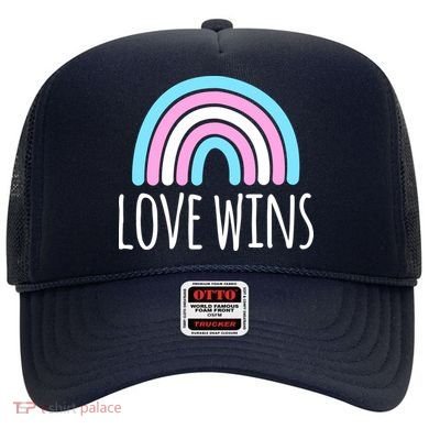 Love Wins Transgender Rainbow Pride Month Hat