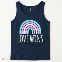 Love Wins Transgender Rainbow Pride Month Tank Top thumb 2