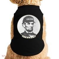 Lincoln Wearing Trump Hat Funny Abe Merica Abraham Gift Doggie Tank thumb 0