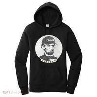 Lincoln Wearing Trump Hat Funny Abe Merica Abraham Gift Women's Hoodie thumb 0