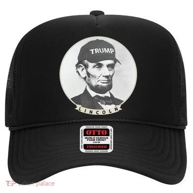Lincoln Wearing Trump Hat Funny Abe Merica Abraham Gift Hat