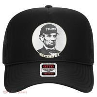 Lincoln Wearing Trump Hat Funny Abe Merica Abraham Gift Hat thumb 0