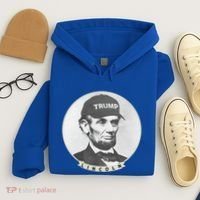 Lincoln Wearing Trump Hat Funny Abe Merica Abraham Gift Hoodie thumb 4