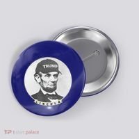 Lincoln Wearing Trump Hat Funny Abe Merica Abraham Gift Button thumb 0