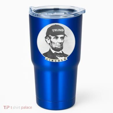 Lincoln Wearing Trump Hat Funny Abe Merica Abraham Gift Tumbler