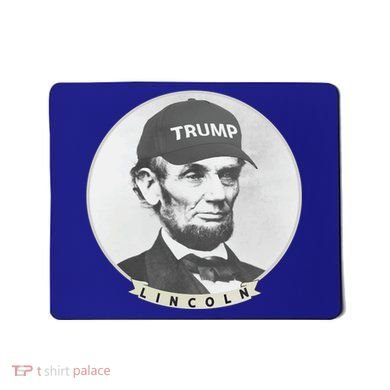 Lincoln Wearing Trump Hat Funny Abe Merica Abraham Gift Mousepad