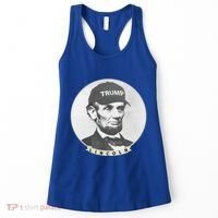 Lincoln Wearing Trump Hat Funny Abe Merica Abraham Gift Women's Tank Top thumb 0