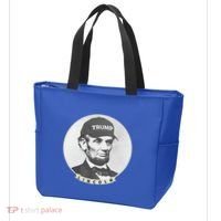 Lincoln Wearing Trump Hat Funny Abe Merica Abraham Gift Tote Bag thumb 3