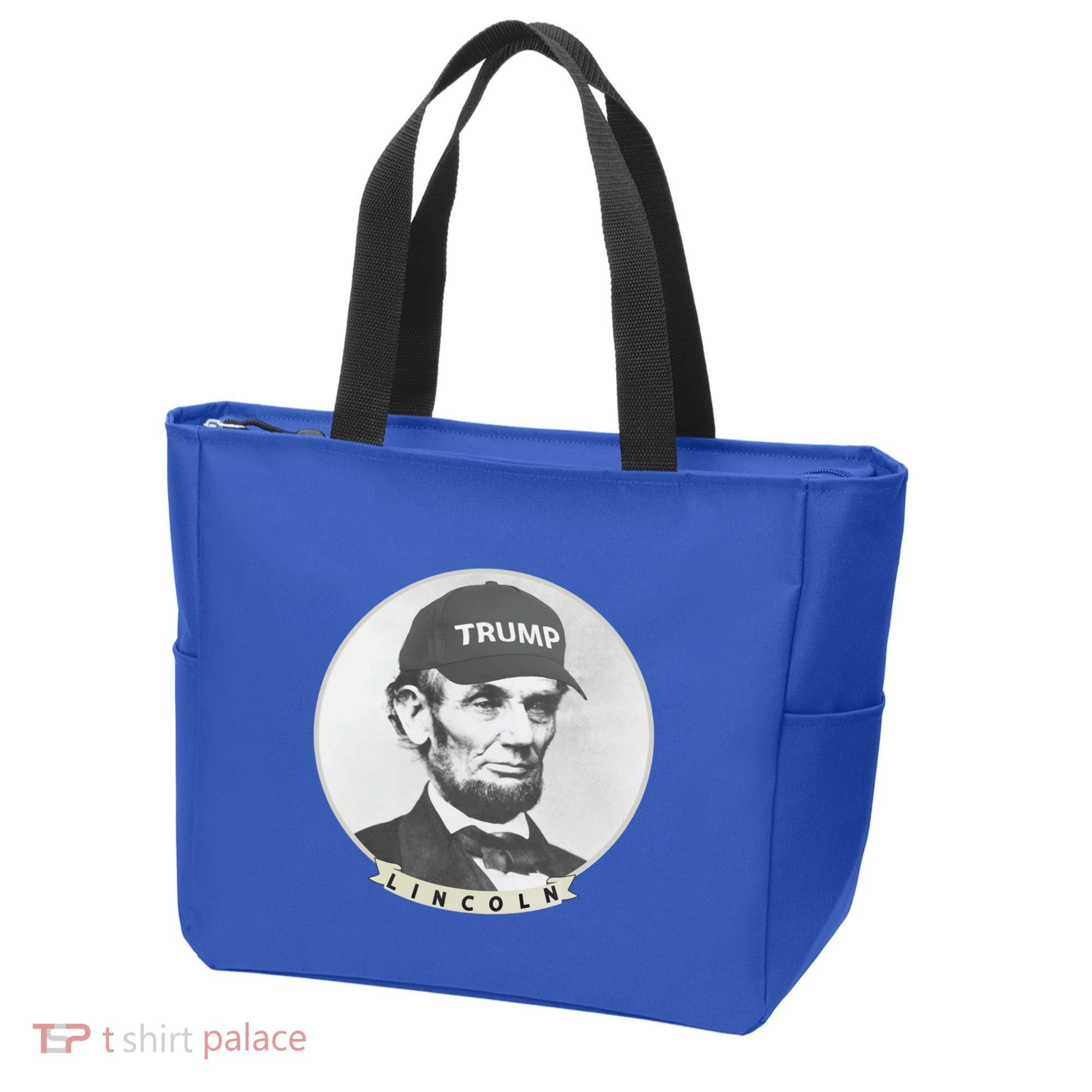 Lincoln Wearing Trump Hat Funny Abe Merica Abraham Gift Tote Bag