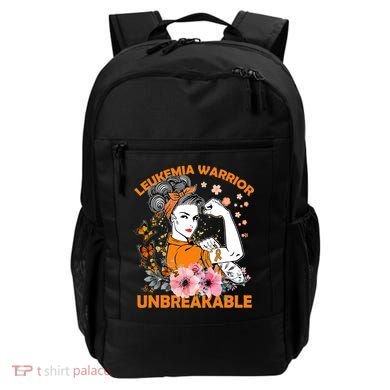 Leukemia Warrior Unbreakable Gift Awareness Gift Backpack