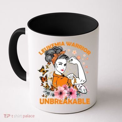 Leukemia Warrior Unbreakable Gift Awareness Gift Coffee Mug