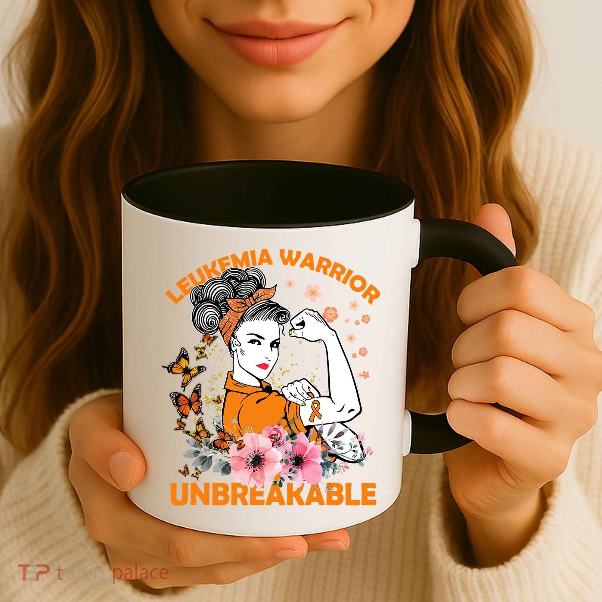 Leukemia Warrior Unbreakable Gift Awareness Gift Coffee Mug