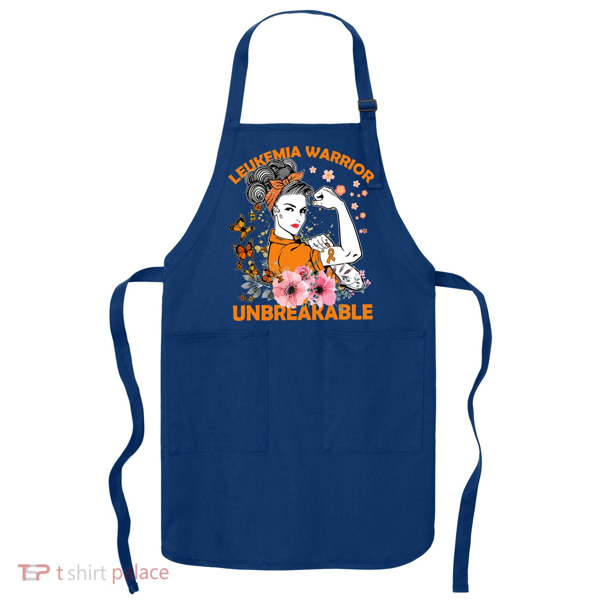 Leukemia Warrior Unbreakable Gift Awareness Gift Apron